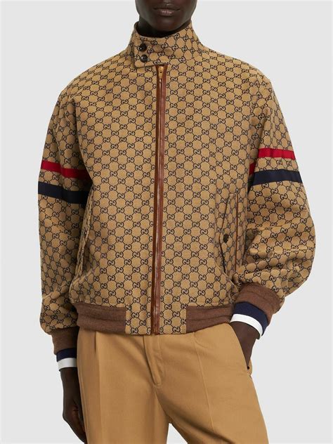 gucci gg canvas bomber jacket|gucci bomber japanese geisha.